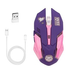 Gaming Mouse,7 Colors Backlit Optical Game Mice Ergonomic USB Wired with 2400... picture