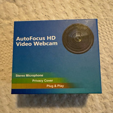 AutoFocus HD Video Webcam 1080p USB 2.0 Plug & Play Autofocus Privacy Cover picture