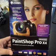 Corel PaintShop Pro X4 Ultimate Photo Editing Software CD/DVD Windows picture