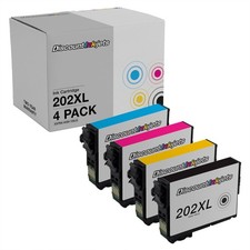 4pk For Epson 202 202XL T202XL XP-5100 WF-2860 High Yield Black & Color Set picture