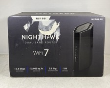 Netgear Nighthawk RS100 Dual-Band Router WiFi7 Open Box Never Used picture