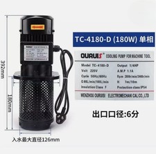 1Pcs New TC-4180 Filterable Coolant Pump 1/4HP 220/380V 3 Phase 180W 180mm picture