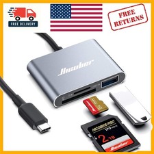 Lightweight USB C SD Card Reader - Versatile 3-in-1 Design for Smooth Transfers picture