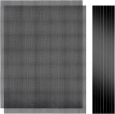 400x300mm DIY PC Case Dust Mesh Filter, 2Pack PVC Dustproof Filter black  picture