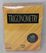 Trigonometry Cliffs Studyware For PC IBM Tandy - 3.5