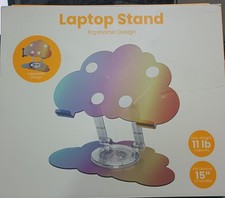 Vivitar Acrylic Laptop Stand - Cloud Iridescent picture