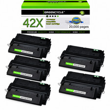 5PK Toner Compatible with HP Q5942X 42X LaserJet 4250n 4350tn 4200dtns 4300dtnsl picture