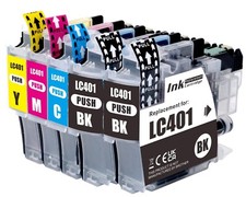 8PK XL Ink Cartridges fits Brother LC401XL MFC-J1010DW MFC-J1012DW MFC-J1170DW picture