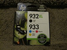 HP N9H62FN Black Cyan Magenta Yellow Ink Cartridge Genuine # 932XL 933 OCT/2023 picture