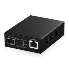 10G Fiber Media Coverter, 2 Port 10 Gigabit Ethernet Switch, 1 x 10G RJ45 Por... picture
