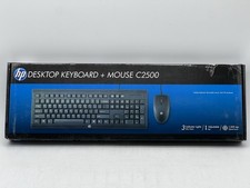 HP C2500  USB  Wired Keyboard Mouse Combo-New picture