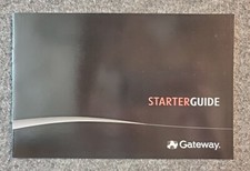 Gateway Starter Guide Booklet Manual Only Windows 7 GDE V R1 1-07 VTG Computers picture