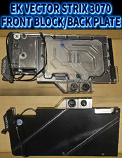 EK Quantum Vector RTX 3070 Strix Water Block & Backplate RGB EKWB Read Disc picture