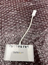 Used StarTech 3-Port USB 3.0 Hub plus Gigabit Ethernet - White HB30C3A1GEA picture