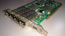 GENUINE NETAPP 111-00286+A0 LSI LSI7404XP-LC QUAD PORT FIBRE CHANNEL CARD w/ SFP picture