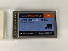 3Com Megahertz 10/100 LAN CardBus PC Card with XJACK Connector 3CXFE575BT picture