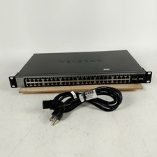NETGEAR GS748Tv5 ProSAFE 48-Port Gigabit Smart Switch Tested Working picture