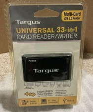 NOS Targus Universal 33 in 1 Card Reader Writer Multi Card USB 2.0 Reader Sealed picture