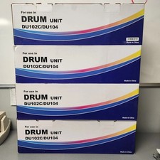 Compatible For Konica Minolta DU102C/104 Drum Unit Lot of 4 picture