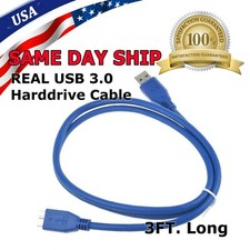 3FT Micro USB 3.0 Cable for Western Digital WD My Book External HDD Hard Drive picture