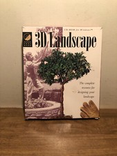 3D Landscape Windows CD- ROM Software by Books That Work Design App. Vintage picture