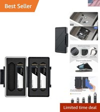 Ergonomic M.2 SSD Holder - Compact, Safe, and Water-Resistant Storage Solution picture