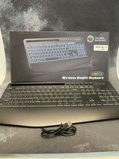 KN213 Wireless Backlit Keyboard 7 Colored Backlights And 3 Brightness Levels picture
