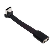 cablecc Ultra Slim Flat Cable Male to Female for 65W Fast Charging & Black picture