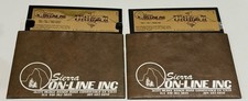Vintage 1982 Ultima II Sierra On-line 2 disk Apple II 5.25”, Untested picture
