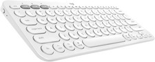 Logitech K380 Multi-Device Bluetooth Wireless Keyboard for Mac Off White picture