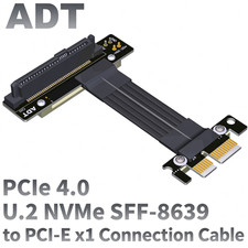 ADT U.2 Interface U2 to PCI-E 4.0 X1 SFF-8639 NVMe PCIe Extended Data Transfer picture