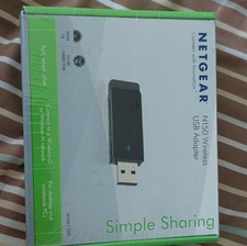 NETGEAR N150 Wireless USB Adapter Wi-Fi 802.11n 150Mbps USB Push 'N' Connect picture