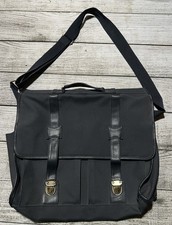 VTG Yves Saint Laurent Parfums Navy Blue Ballistic nylon Shoulder/Messenger Bag picture