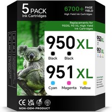 950XL 951XL Ink Cartridges Combo Pack Compatible Ink Cartridge for HP 950 951 XL picture