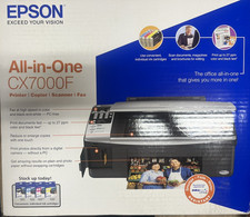 Epson CX7000F All - In - One Printer Color Printer Copier Scanner Fax NEW IN BOX picture
