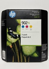 HP 902XL Cyan Magenta Yellow 3PK Ink Cartridges T0A41BN Exp: 11/2026 picture