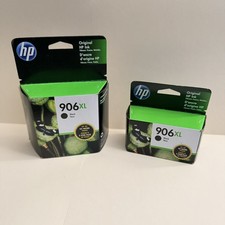 Lots of 2 HP 906 XL (T6M18AN) Black High Yield Ink Cartridge Exp: 11/20 & 02/23 picture