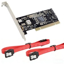 PCI To 2 Port SATA RAID Controller Card Sil3112 Chipset SATA PCI Controller Card picture