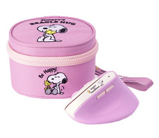 Royche Peanuts Snoopy Ergonomic Silent Vertical Wireless charge Mouse Pouch Set picture
