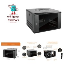 Secure 6U Wall Mount IT Rack Enclosure with Ventilated Cooling Fan - 450mm picture