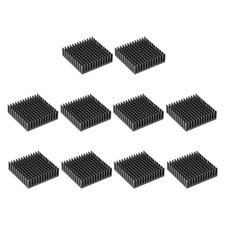 Electronic Radiator Heatsink for Stepper Motor,3D Printer 40x40x11mm Black 10pcs picture