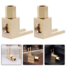 Durable Gold Plated Copper Audio Fork Connector for Theater Amplifiers picture