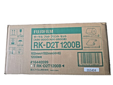 Fujifilm RK-D2T1200B 4x6 Dye Sub Photo Paper/Ribbon Set for ASK-2000/2500 picture