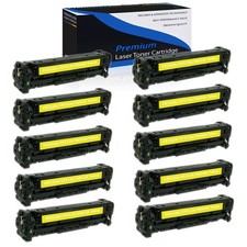 10PK Yellow CB542A 125A Toner for HP Color LaserJet CM1312 MFP CM1312nfi CP1518n picture