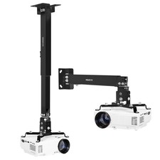 Mount-It Projector Ceiling Mount and Wall with Adjustable Arm, Black picture