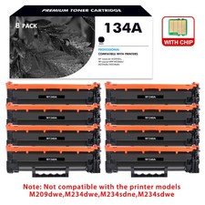 8 PK Compatible W1340A Toner Cartridge with Chip For HP 134A M209dw MFP M234sdn picture