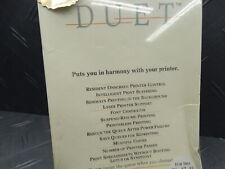 Duet Printer Software RARE for IBM, XT, AT+ New Sealed Retro Vintage picture