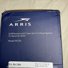 ARRIS Surfboard mAX WC4S Tri-Band Mesh Wi-Fi System AC3800 3.8 Gbps picture