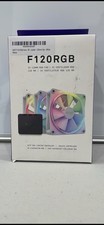 NZXT F120 RGB RF-R12TF-W1 120mm White Case Fan 3-Pack w RGB Controller picture