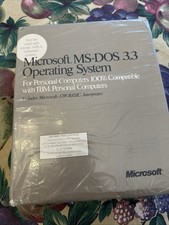 Microsoft MS-DOS Version 3.3 Vintage New Sealed picture